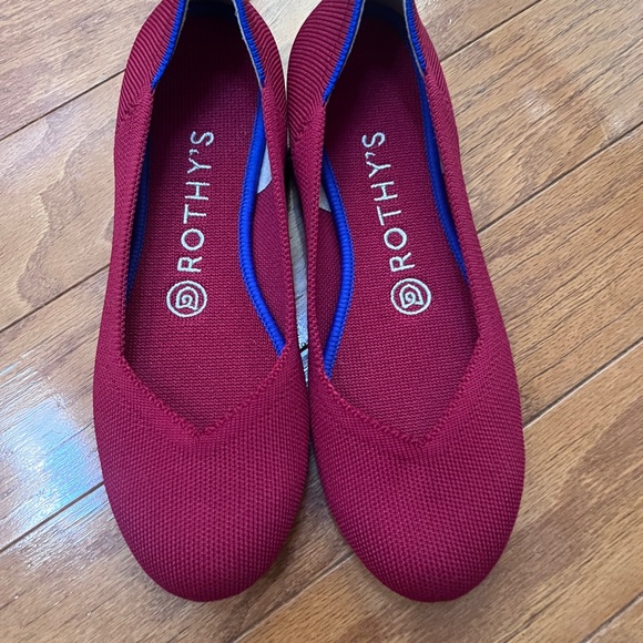 Rothy's Scooter Red Flats - Picture 2 of 4